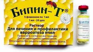 Обробка бджіл від галочки в осінньому описі біпін, правила процедури, ефективність